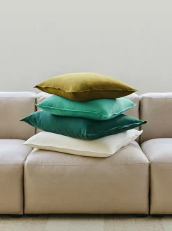 Hay - Linen Cushion Cover - 50 x 50 - Iron red