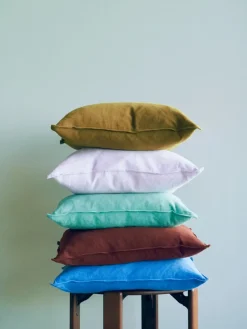 Hay - Linen Cushion - 50x50 - Sky Blue - Sky blue - 829
