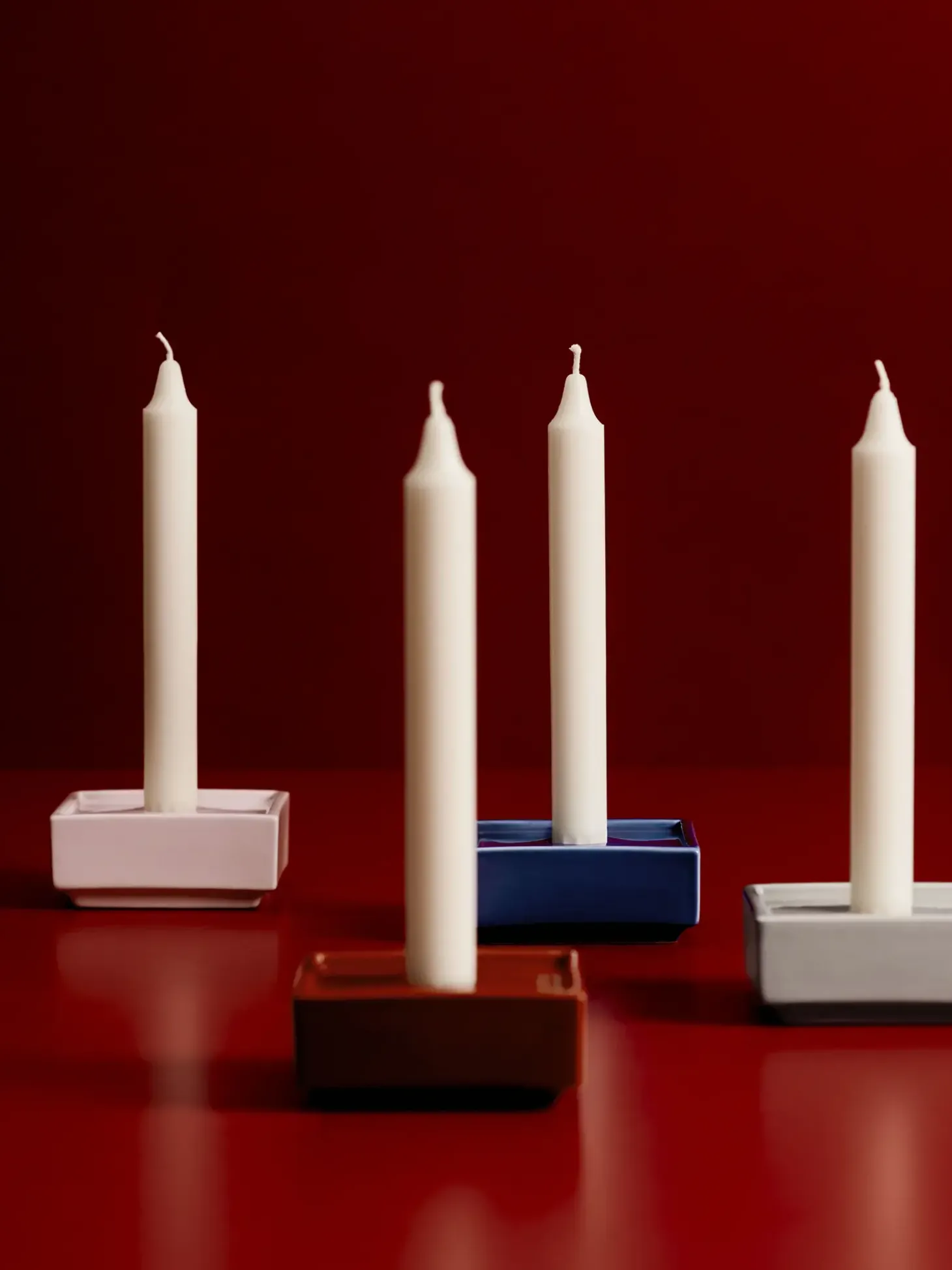 Hay - Lysestage - Mattone Candleholder - Small - Light Pink