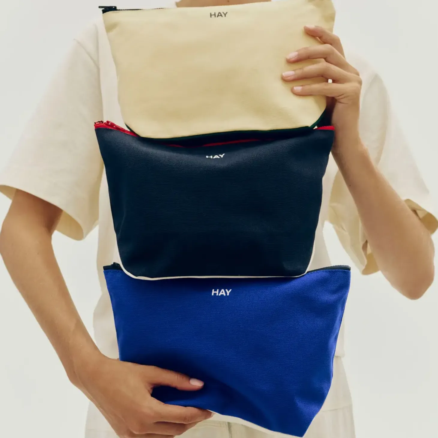 Hay - Multi Pouch - Small - Gul multi
