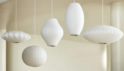 HAY - NELSON Pear Bubble Pendant - Small - Off white