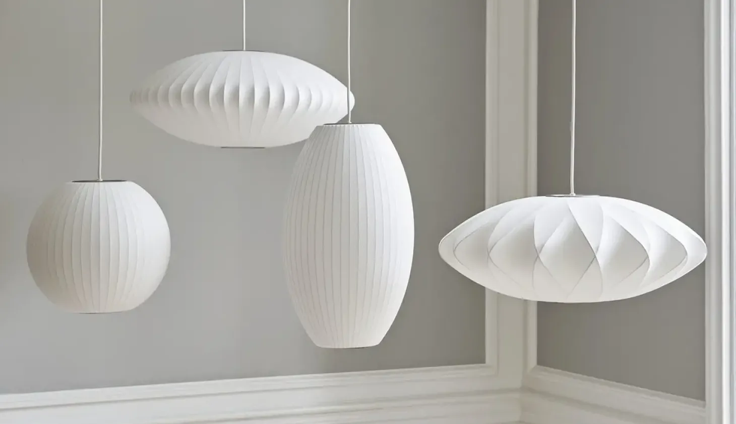 HAY - Nelson Saucer Bubble Pendant - Medium - Off white