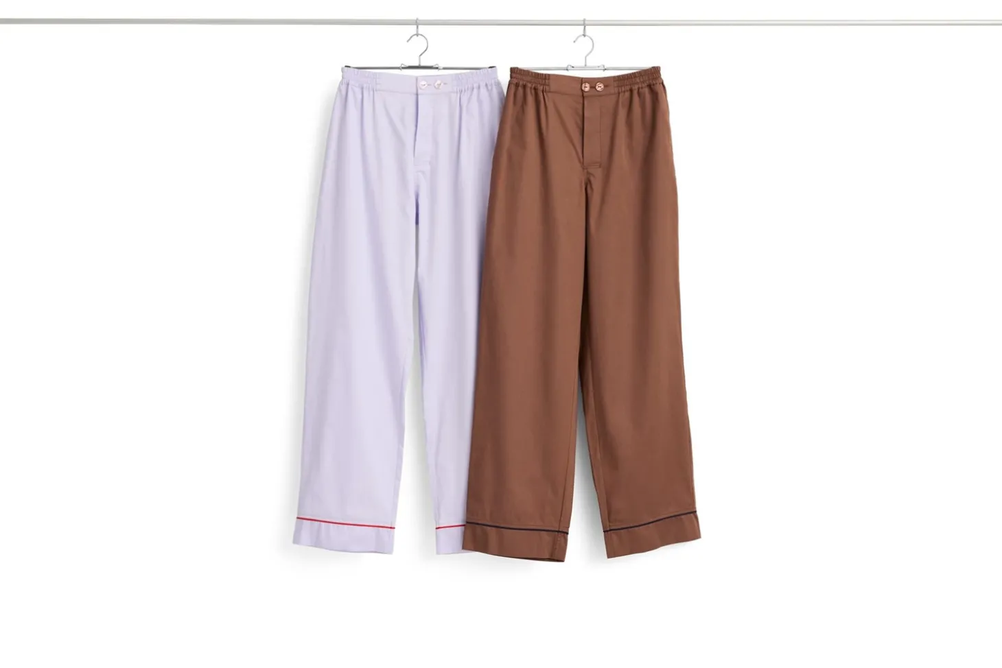 HAY - Outline Pyjama - Bukser - Str. S/M - Milk Chocolate