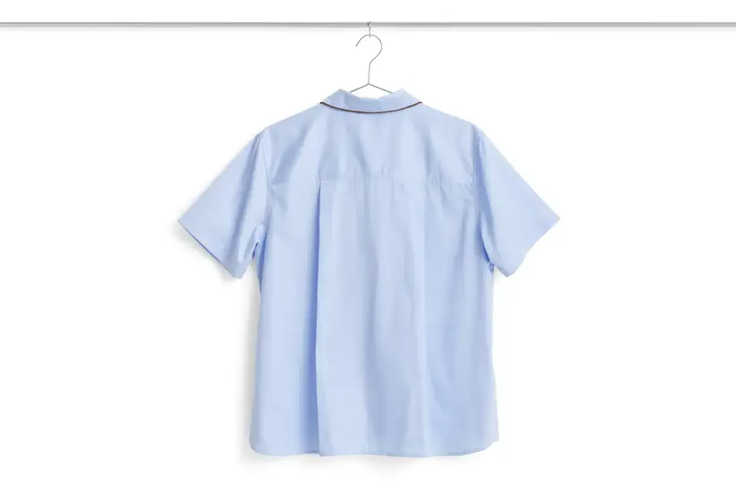 HAY - Outline Pyjama - Kortærmet Shirt - S/M - Soft Blue