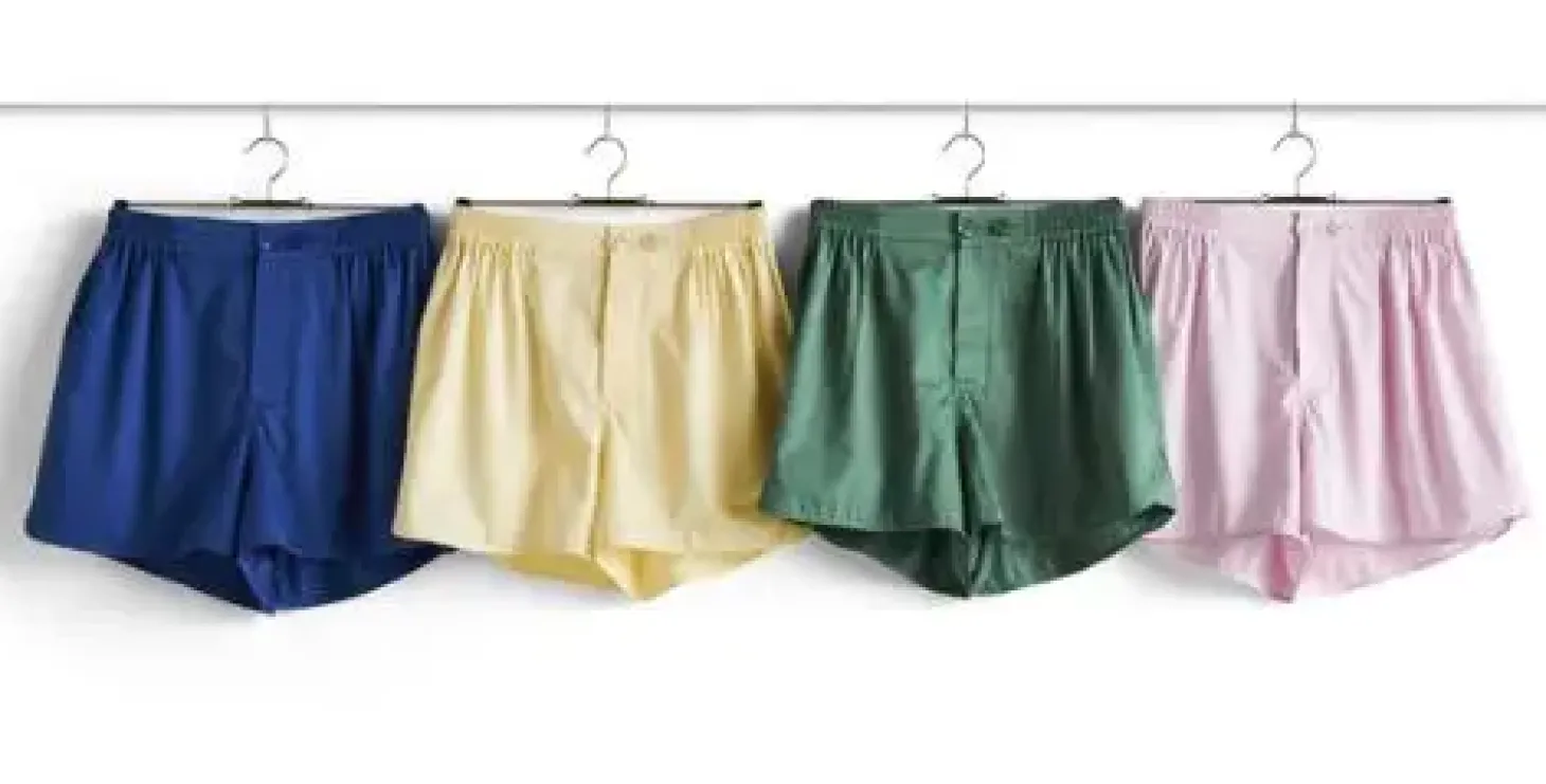 HAY - Outline Pyjama - Shorts - M/L - Soft Yellow
