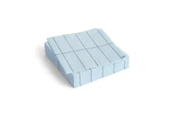 Hay - Pattern Napkins - Light blue and blue grid - Cocktail