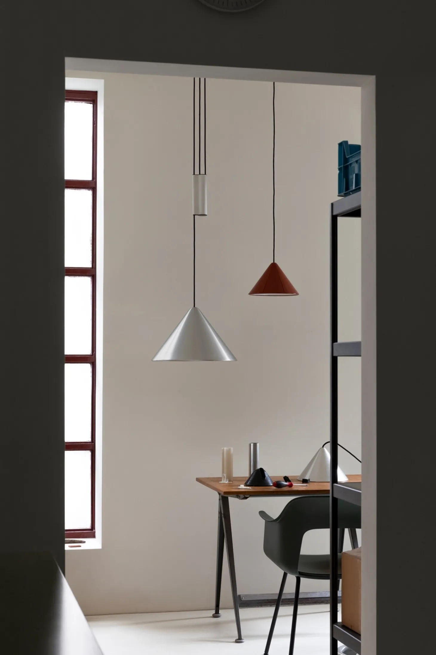 HAY - Pendel Lampe - Compass - Justerbar - Alu