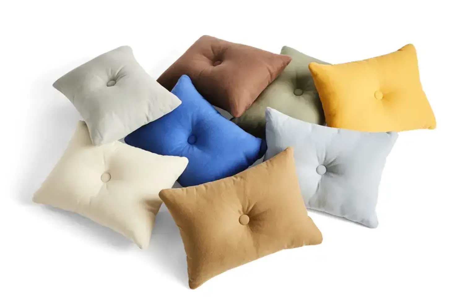 HAY - Pude - 1 Dot Cushion Planar - Light Grey / Lysegrå - 60x 45 cm