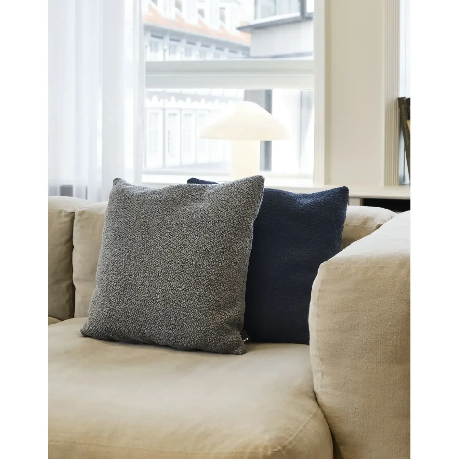 Hay pude - Texture Cushion - Mimosa - 50x50 cm