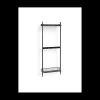 Hay - Reol - Pier System 1041 - 1 kolonne - Sort/Antracit - 82 X 31,5 X 209 cm