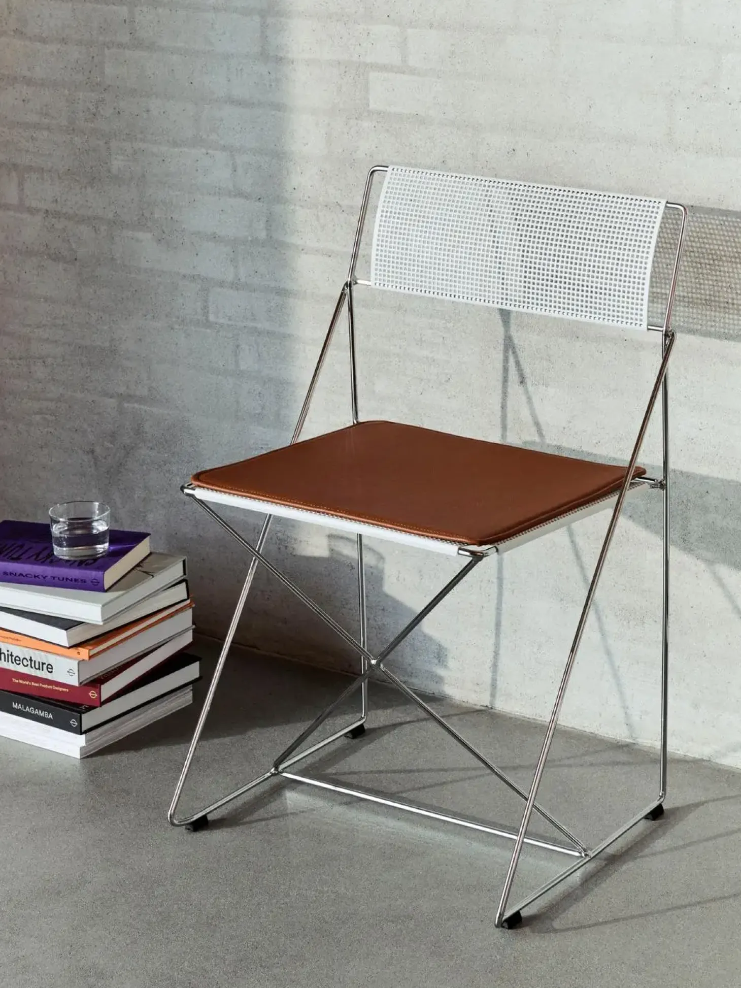 Hay - Seat Pad for X-Line - Cognac læder