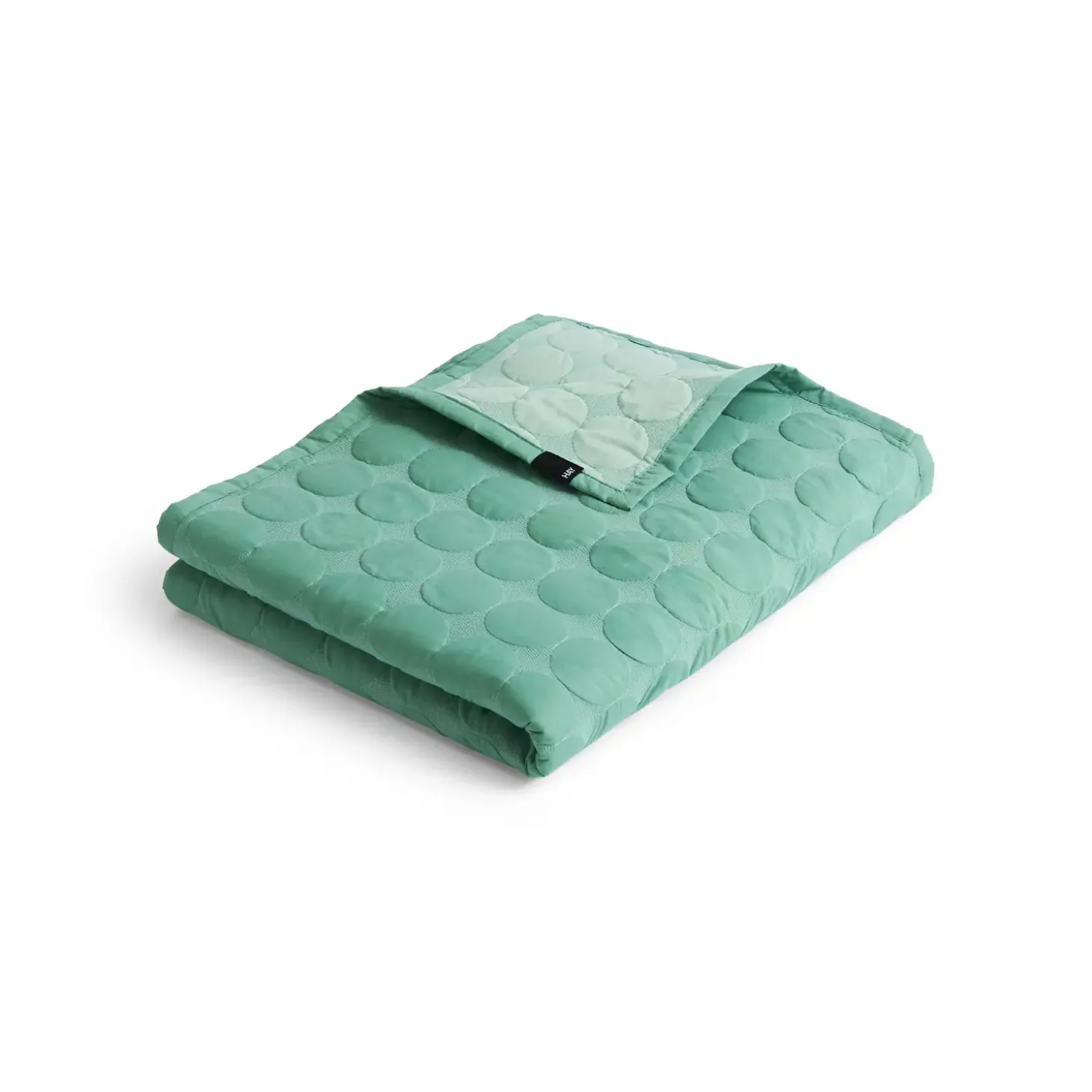 Hay - Sengetæppe - Mega Dot - Organic - Sea Green - 235x245