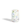HAY - Splash Vase - Roll Neck, M - White dot