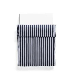 HAY - Été Bed Linen - Dynebetræk - midnight blue og light grey (140 x 200 cm)