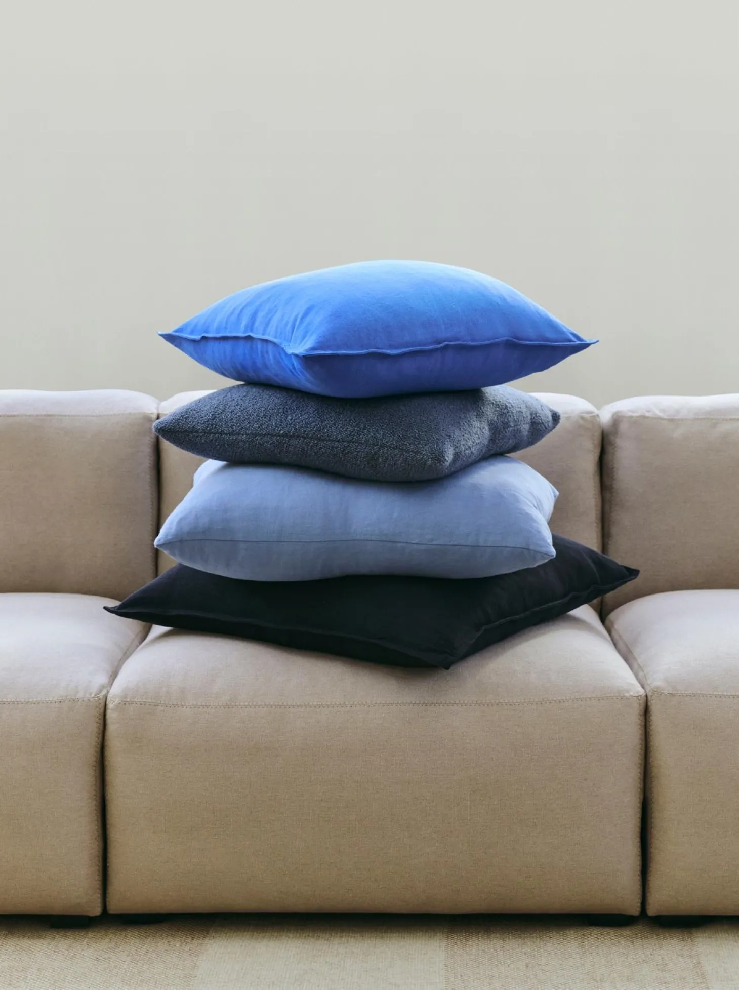 Hay - Texture Cushion Cover - 50 x 50 - Pigeon blue