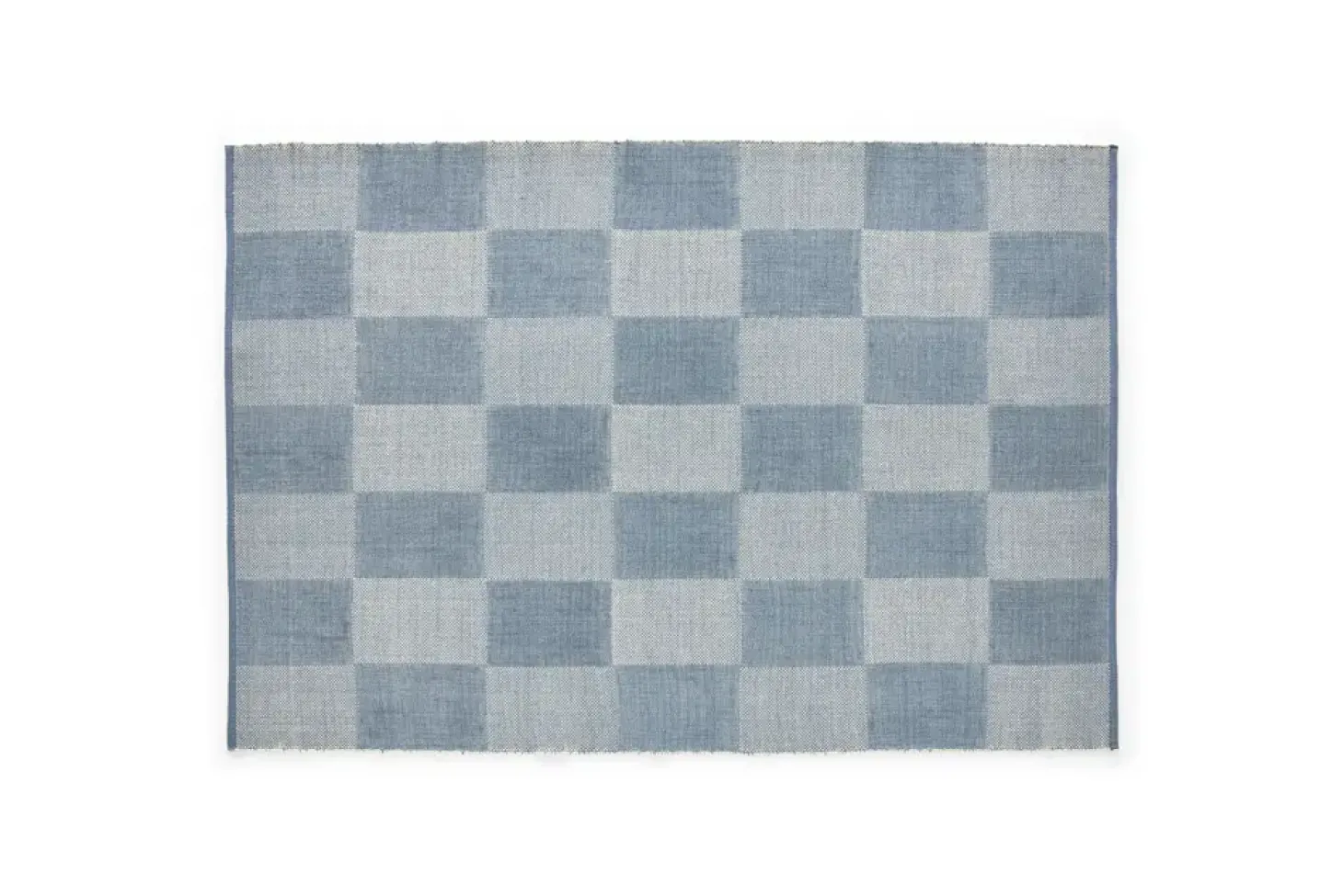 HAY - Tæppe Check Rug - Light Blue S/Lyseblå - 140 x 200 cm