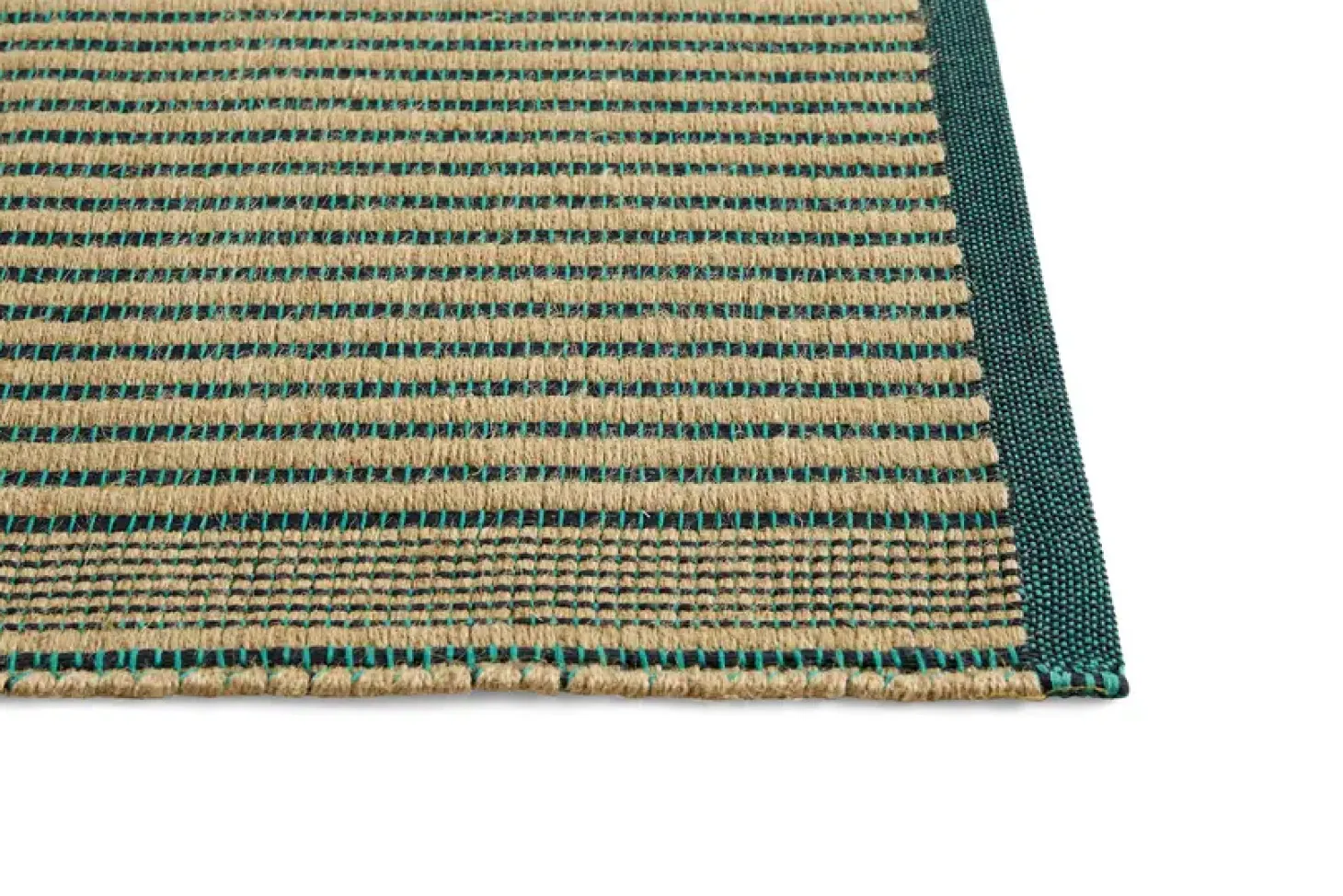 HAY - Tæppe - Tapis - Sort og Grøn / Black and Green - 60x95 cm