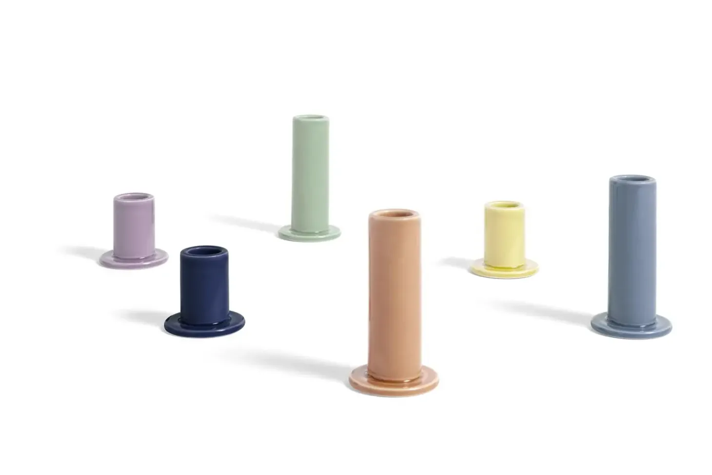 HAY - Tube Candleholder M, Peach