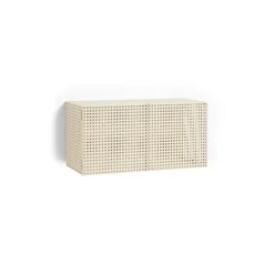 Hay - Vægskab - Perforated Cabinet Wall - Small - Eggshell - H45 x B89 x D40