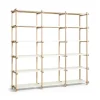 Hay - Woody Shelving 2.0 Column High - Hvid/Eg - 18 hylder