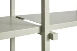 Hay - Woody Shelving 2.0 Column Low - Grå bøg - 9 hylder