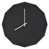 Hemverk - Marble Nero Vægur, Sølv Ø28