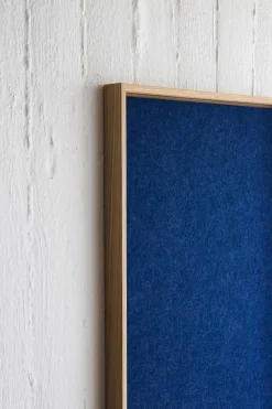 Hemverk - Opslagstavle m. akustiske egenskaber - Recy - Blå - 60x100 cm