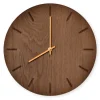 Hemverk - Vægur - Dark Oak - Mørk Eg/Guld - Ø38 cm