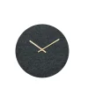 Hemverk - Vægur - Felt grå - Ø28 cm - Kobber visere