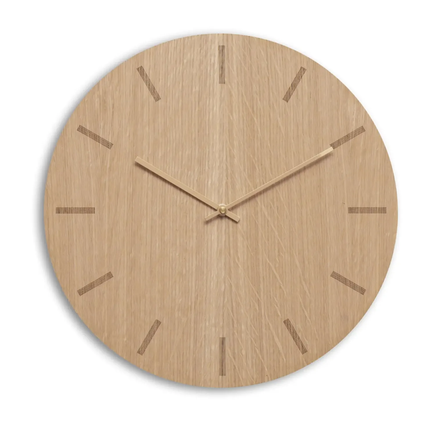 Hemverk - Vægur - Light Oak - Eg/Kobber - Ø38 cm