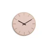 Hemverk - Vægur - Lys Eg/Powder Dusty Rose - Sorte visere - Ø28 cm
