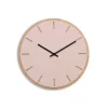 Hemverk - Vægur - Lys Eg/Powder Dusty Rose - Sorte visere - Ø38 cm