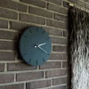 Hemverk - Vægur - Mørk Eg/Sort - Kobber visere - Ø38 cm