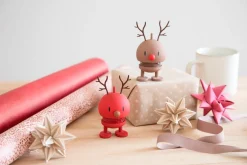 Hoptimist - Christmas - Medium Reindeer, rød