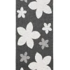 Horredsmattan - tæppe - Flower - 70 x 150 cm - sort