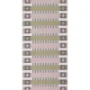 Horredsmattan tæppe - Märta i pink/olive 70x50