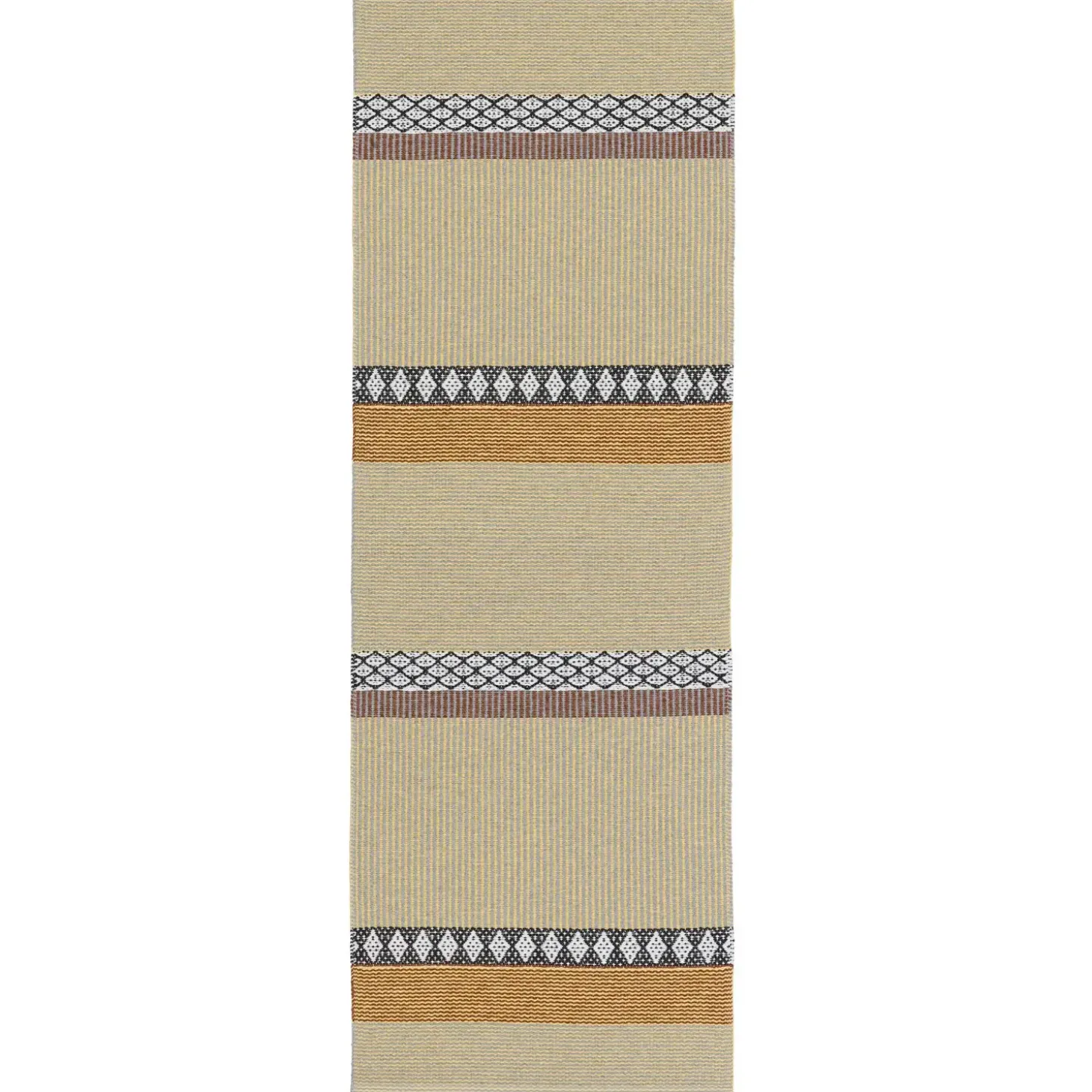 Horredsmattan - tæppe - Savanne - 70 x 200 cm - gul