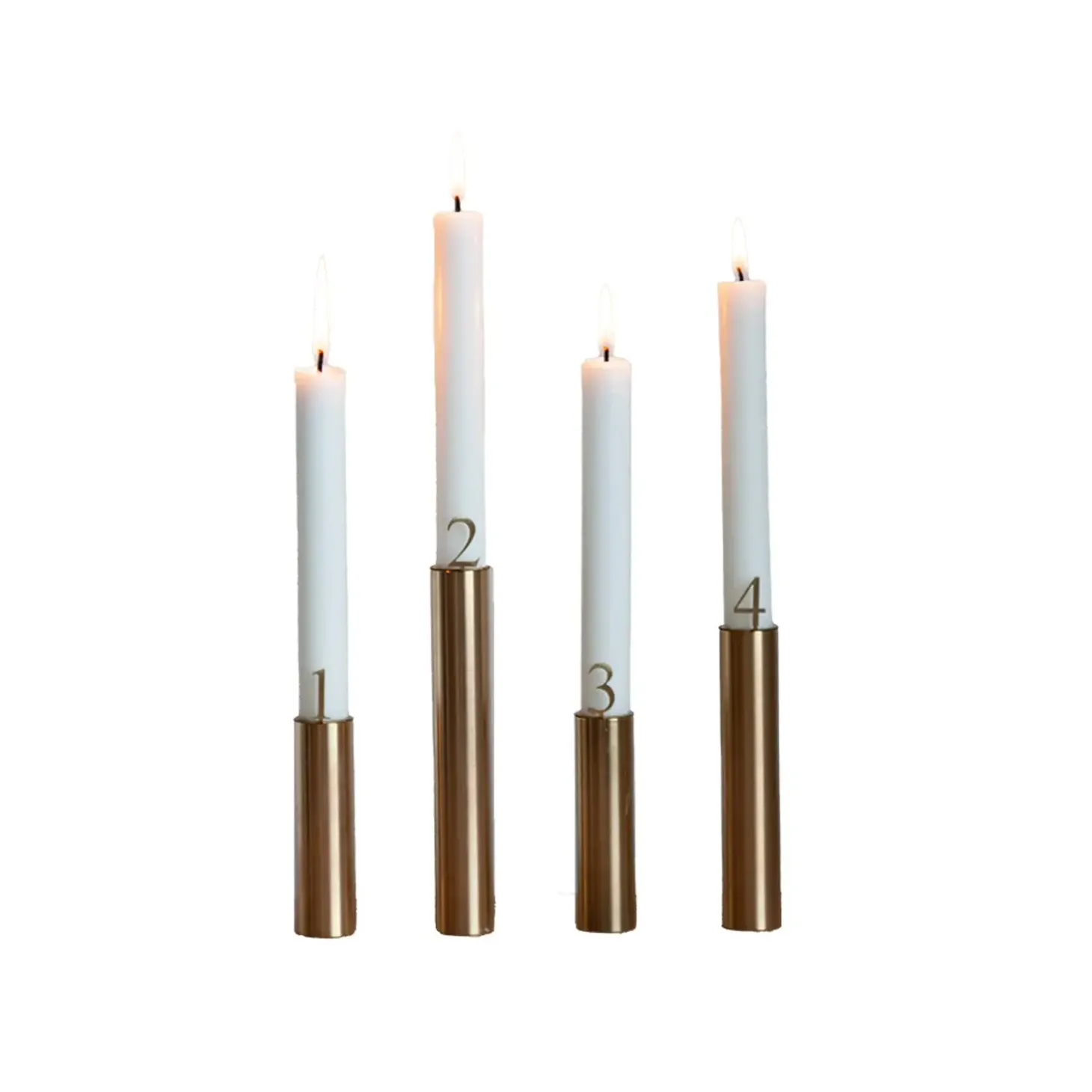 Hove Home - Adventstal til lysestager - Brass