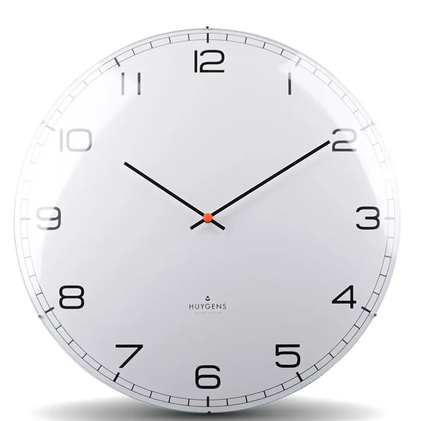 Huygens - vægur - Dome - Ø45 cm (med tal)