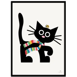 KAI Copenhagen - Plakat med kat - 50x70 cm.