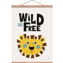 KAI Copenhagen - Plakat - Wild and free - 30x40 cm.