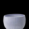 Knabstrup Keramik - urtepotteskjuler Ø 16 cm ripple lavender