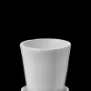 Knabstrup Keramik - urtepotteskjuler Ø 10.5 cm white