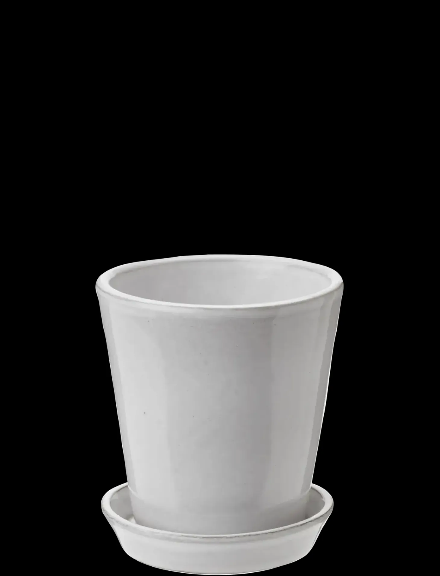 Knabstrup Keramik - urtepotteskjuler Ø 10.5 cm white