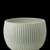 Knabstrup Keramik - urtepotteskjuler Ø 18 cm ripple mint