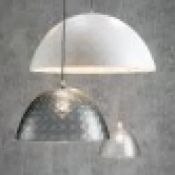 Koziol - Stella Silk lampe - Transparent grå - medium