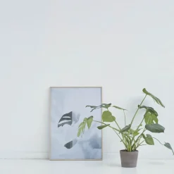 Kristina Dam - Split-leaf I - poster 50x70 cm