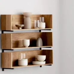 Kristina Dam - væghylde i Eg - Stack Wall Shelf - 75 cm