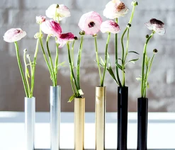Kunstindustrien - Slim Vase - Messing - Højde 14 cm