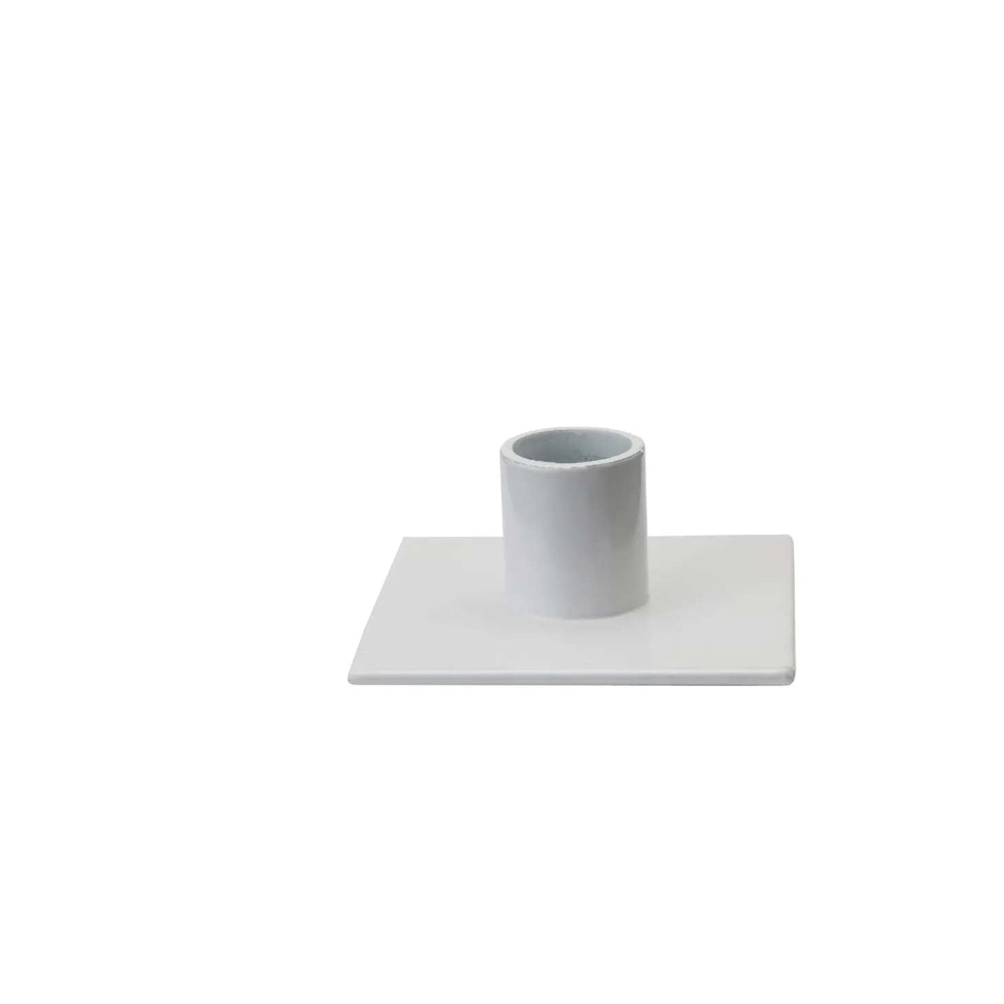Kunstindustrien - Square lysestage Ø2,2 - Hvid